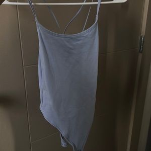 Light blue body suit
